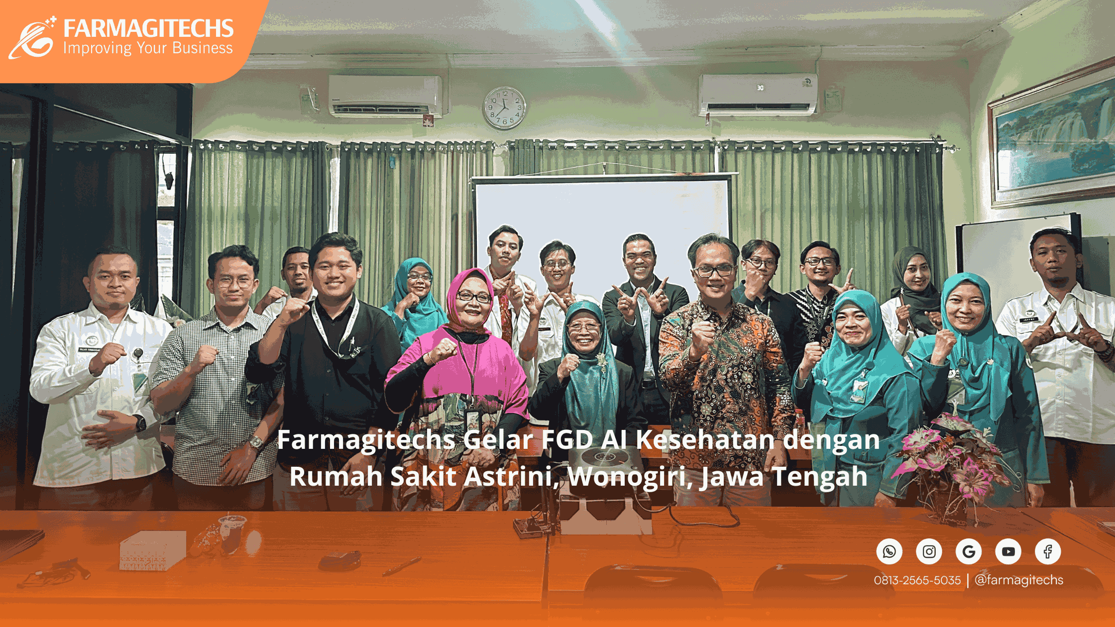 Farmagitechs menggelar acara Focus Group Discussion (FGD) dengan RSU Astrini Selasa, 2 September 2025.