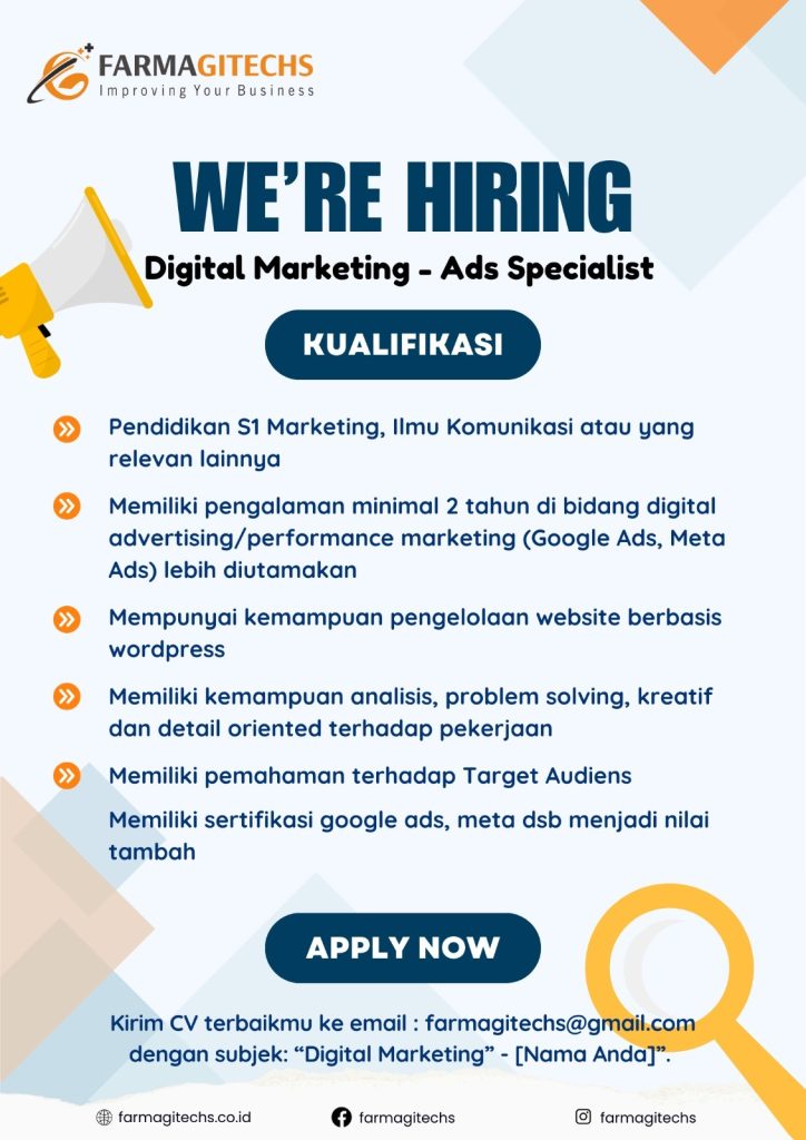 Lowongan Ads Spesialist