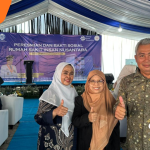 Direktur Utama Farmagitechs, Apt. Dra. Dwi Pudjaningsih, M.Kes. hadir dalam peresmian RS Insan Nusantara, Sabtu (1/11/2025)