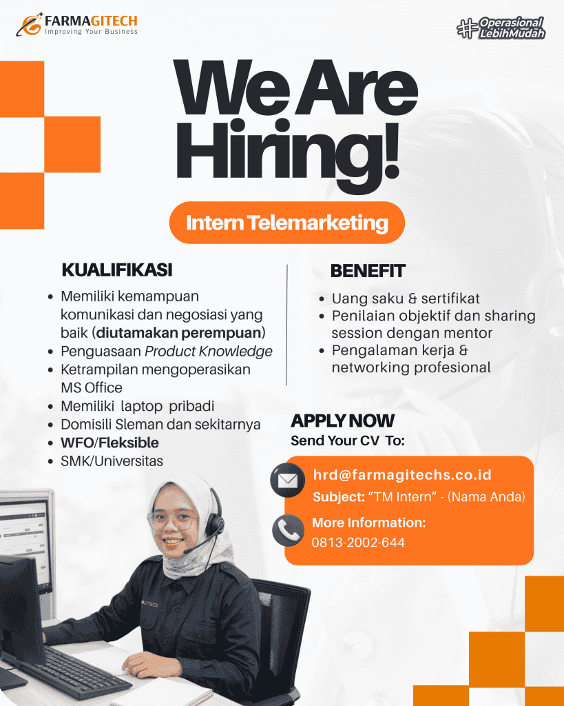 Lowongan Intern Telemarketing